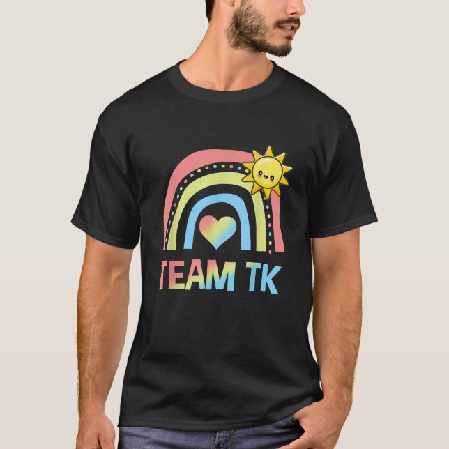 Retro Team TK Back To School Transitional Kinderga T-Shirt (Vorderseite)