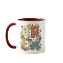 Retro-Teepflanzen-Design