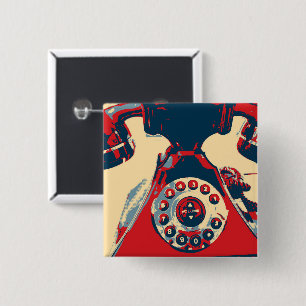 Retro-Telefon Button