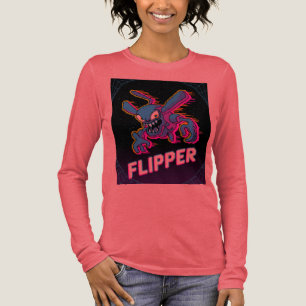 Retro Tempest Flipper Arcade Bösewicht Cartoon T-S Tri-Blend Shirt