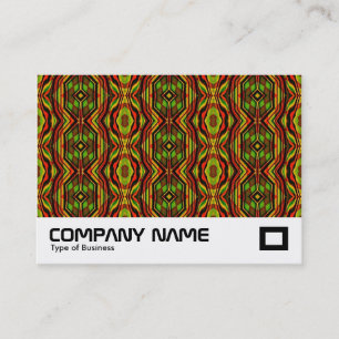 Retro Terrazzo Muster Visitenkarte