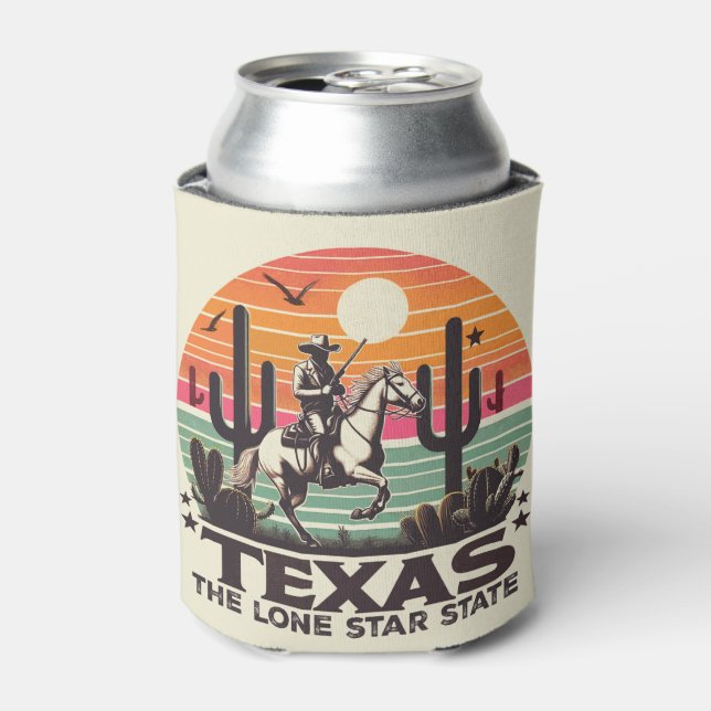 Retro Texas Dosenkühler (Kanne Vorderseite)