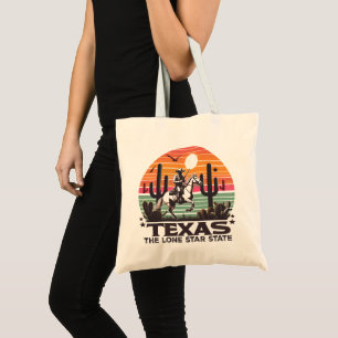 Retro Texas Tragetasche
