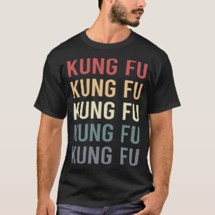 Retro-Text Kung Fu T-Shirt