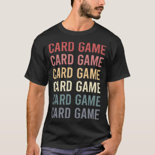 Retro-Textkartenspiele T-Shirt