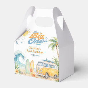 Retro The Big One Surf Beach 1. Geburtstag Geschenkschachtel