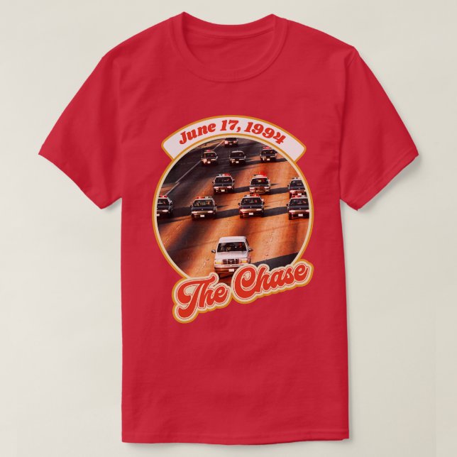 Retro the Chase OJ 1994 Infamy Design T-Shirt (Design vorne)