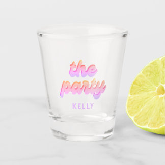 Retro-'The Party'-Junggesellinnenabschied-Favorit  Schnapsglas