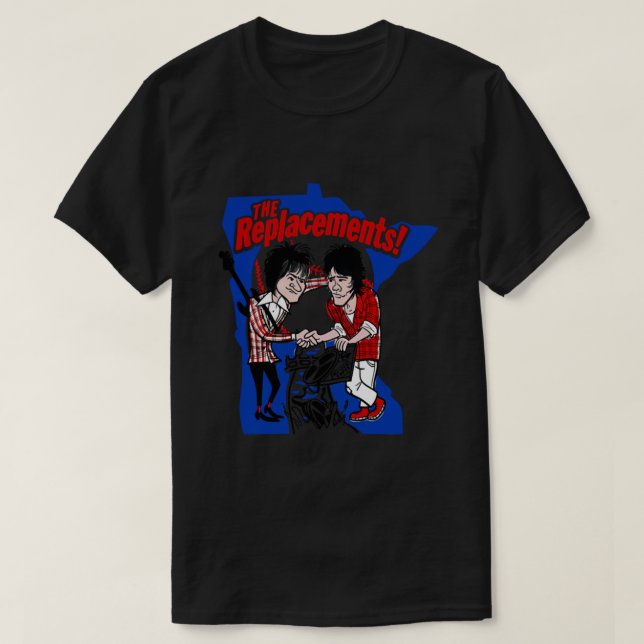 Retro the Replacements Band Gift Music Forever T-Shirt (Design vorne)