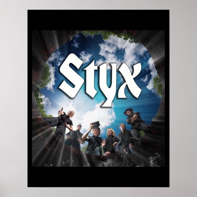 Retro the STYX Band Classic Music Gift for Fans Poster (Vorne)