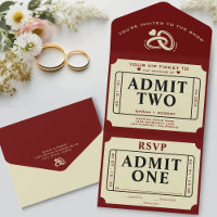 Retro Theater Kinofilm Ticket Stub geben zwei Hoch