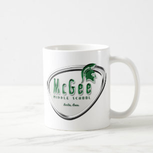Retro themenorientiertes McGee Logo #2 Tasse