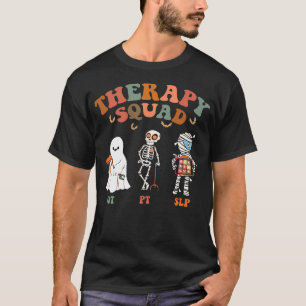 Retro Therapie Squad Slp Ot PT Team Halloween Funn T-Shirt