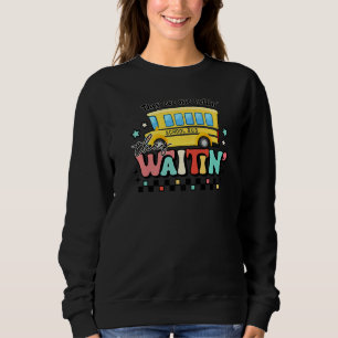 Retro They See Me Rollin' Schulbus Zurück Zur Schu Sweatshirt