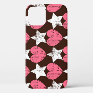 Retro Threadbare Herz Stars Textur Case-Mate iPhone Hülle