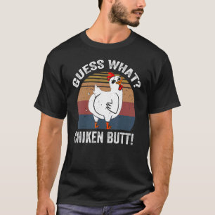Retro-Tier Errate Was Huhn Po Cute Huhn T-Shirt