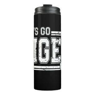 Retro Tigers-Schulsportname Vintage Thermosbecher