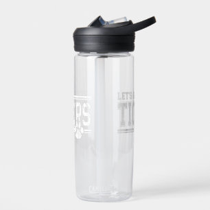 Retro Tigers-Schulsportname Vintage Trinkflasche