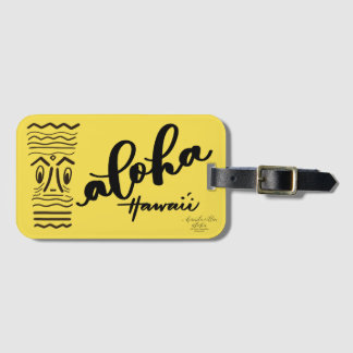 Retro Tiki Aloha Gepäck-Taschen-Umbau Gepäckanhänger