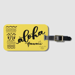 Retro-Tiki-Aloha-Gepäckanhänger Gepäckanhänger