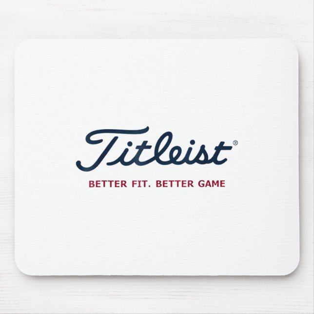 Retro Titleis-t Better Fit Better Game Mousepad (Vorne)