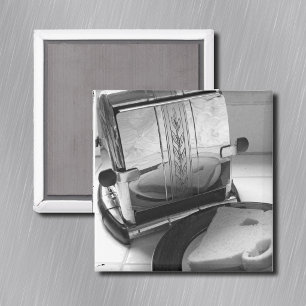 Retro-Toaster-Küchenkunst Kühlschrankmagnet Magnet
