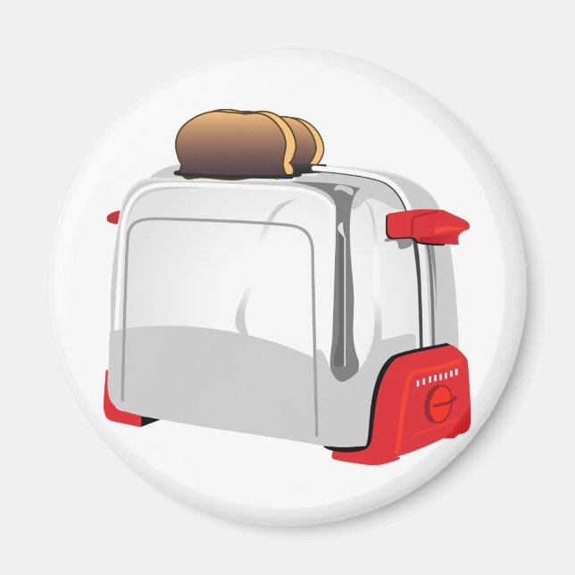 Retro Toaster Magnet (Vorne)