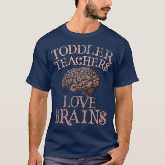 Retro TODDLER LEHRER LIEBE BRAINS Das ist mein Aut T-Shirt