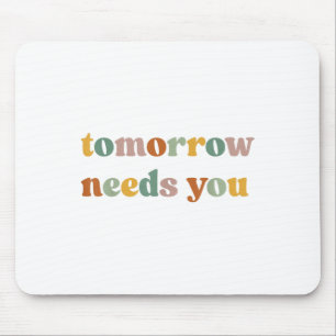 Retro Tomorrow braucht Suizidprävention Awaren Mousepad