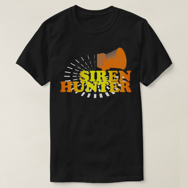Retro Tornado Siren Hunter T-Shirt (Design vorne)