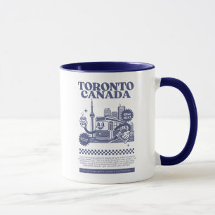 Retro Toronto TTC-Straßenbahn Tasse