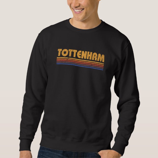 Retro Tottenham London Sweatshirt (Vorderseite)