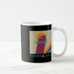 Retro Tower And Chill - Gamer Titan Jäger Warlock Kaffeetasse