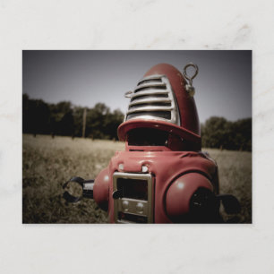 Retro Toy Robby Robot 06 Postcard Postkarte