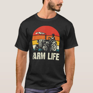 Retro Traktoren Bauer Landwirtschaft Vatertag Pa T-Shirt