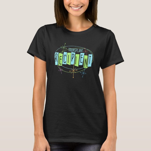 Retro Transplantat Empfänger T-Shirt (Vorderseite)