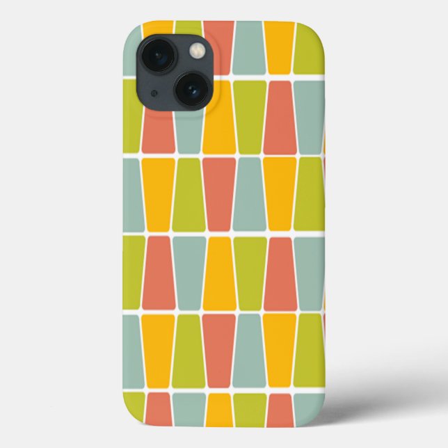 Retro Trapezoiden Case-Mate iPhone Hülle (Rückseite)