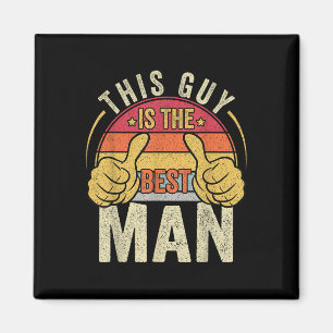 Retro Trauzeuge Wedding Trauzeugen Funny Bridal Ba Magnet