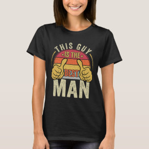 Retro Trauzeuge Wedding Trauzeugen Funny Bridal Ba T-Shirt