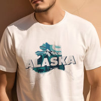 Retro Travel Iconic Alaska Graphic