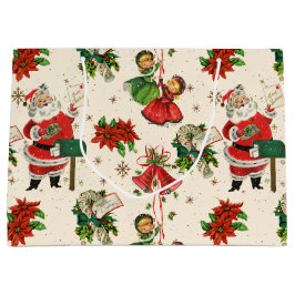 Retro Treasures Christmas Große Geschenktüte