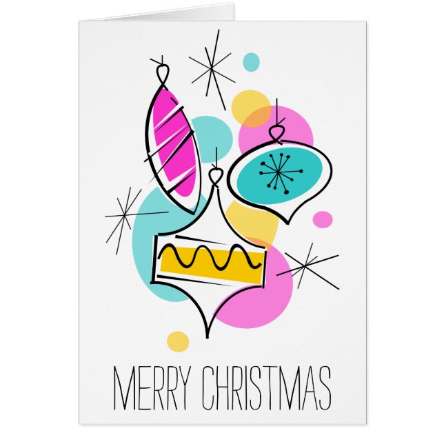 Retro Tree Baubles Group - Weihnachten (Vorne)