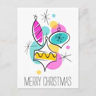 Retro Tree Baubles Group - Weihnachten