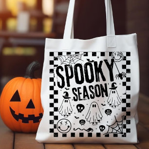 Retro Trendy Halloween Trick oder Treat Ghost Tragetasche