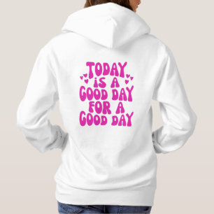 Retro Trendy Positivity Hippie Oversized Hoodie