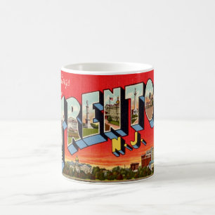 Retro Trenton NJ Postcard Kaffeetasse