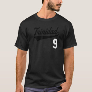 Retro Trinidad und Tobago Soccer Baseball Jersey T-Shirt