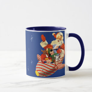 Retro trinkende Tasse Süßigkeits-Rockets Sankt