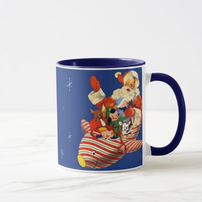 Retro trinkende Tasse Süßigkeits-Rockets Sankt (Rechts)