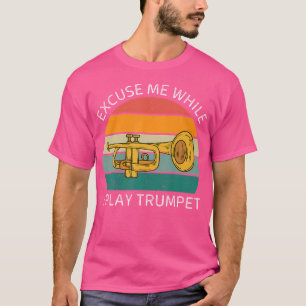 Retro Trompeter Liebhaber T-Shirt